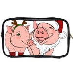 ugly christmas pig Toiletries Bag (Two Sides)