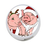 ugly christmas pig 4-Port USB Hub (One Side)