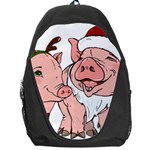 ugly christmas pig Backpack Bag