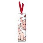 ugly christmas pig Small Book Mark