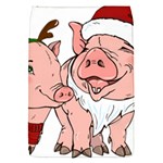 ugly christmas pig Removable Flap Cover (S)