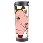 ugly christmas pig Travel Tumbler