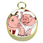 ugly christmas pig Gold Compass