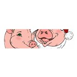 ugly christmas pig Satin Scarf (Oblong)