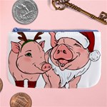 ugly christmas pig Large Coin Purse