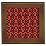 halloween hotel carpet Framed Tile