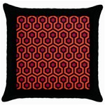 halloween hotel carpet Throw Pillow Case (Black)