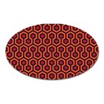 halloween hotel carpet Magnet (Oval)