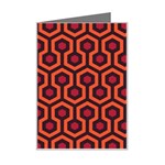 halloween hotel carpet Mini Greeting Card