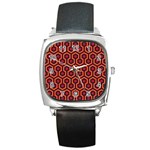 halloween hotel carpet Square Metal Watch