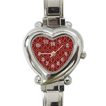 halloween hotel carpet Heart Italian Charm Watch