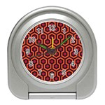 halloween hotel carpet Travel Alarm Clock