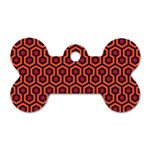 halloween hotel carpet Dog Tag Bone (One Side)