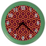 halloween hotel carpet Color Wall Clock