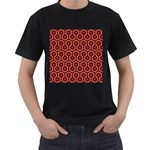 halloween hotel carpet Men s T-Shirt (Black)