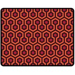 halloween hotel carpet Fleece Blanket (Medium)