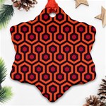 halloween hotel carpet Ornament (Snowflake)