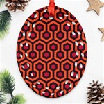 halloween hotel carpet Oval Filigree Ornament (Two Sides)