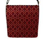 halloween hotel carpet Flap Closure Messenger Bag (L)