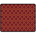 halloween hotel carpet Double Sided Fleece Blanket (Medium)