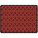 halloween hotel carpet Double Sided Fleece Blanket (Large)