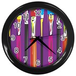 pop134a Wall Clock (Black)