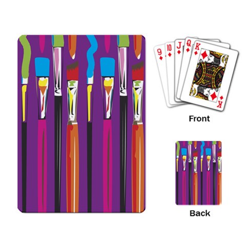 pop134a Playing Cards Single Design from ArtsNow.com Back