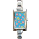 pop135a Rectangular Italian Charm Watch