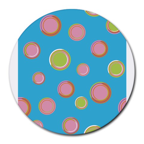 pop135a Round Mousepad from ArtsNow.com Front