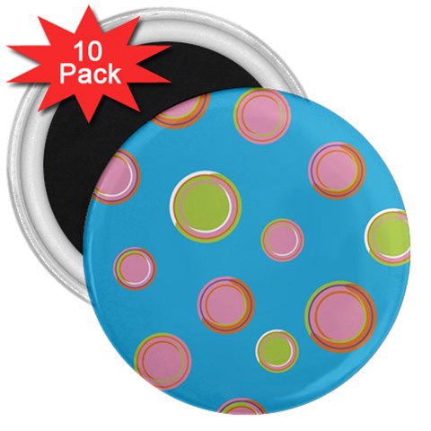 pop135a 3  Magnet (10 pack) from ArtsNow.com Front