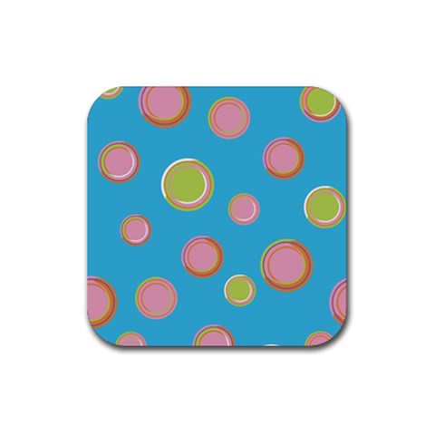 pop135a Rubber Coaster (Square) from ArtsNow.com Front