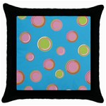 pop135a Throw Pillow Case (Black)