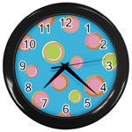 pop135a Wall Clock (Black)