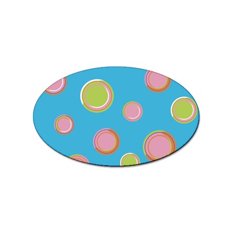 pop135a Sticker Oval (10 pack) from ArtsNow.com Front