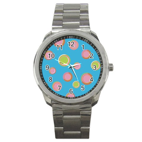 pop135a Sport Metal Watch from ArtsNow.com Front