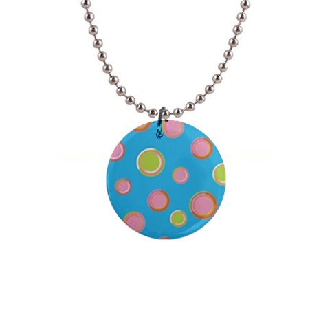 pop135a 1  Button Necklace from ArtsNow.com Front