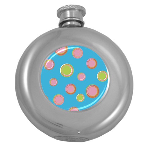 pop135a Hip Flask (5 oz) from ArtsNow.com Front