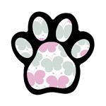 kids-toys132e Magnet (Paw Print)