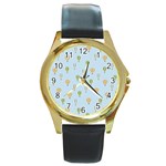 kids-toys129a Round Gold Metal Watch