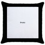 Victorian books Throw Pillow Case (Black)