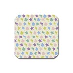 kids-toys123a Rubber Square Coaster (4 pack)