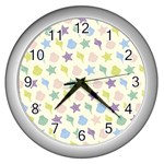 kids-toys123a Wall Clock (Silver)