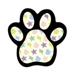 kids-toys123a Magnet (Paw Print)