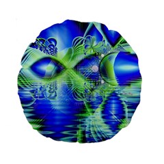 Irish Dream Under Abstract Cobalt Blue Skies Standard 15  Premium Round Cushion  from ArtsNow.com Back