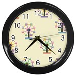 kids-toys137a Wall Clock (Black)