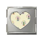 kids-toys137a Mega Link Heart Italian Charm (18mm)