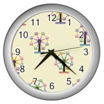 kids-toys137a Wall Clock (Silver)