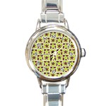 kids-toys048a Round Italian Charm Watch