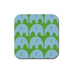 kids-toys086a Rubber Coaster (Square)