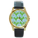 kids-toys086a Round Gold Metal Watch